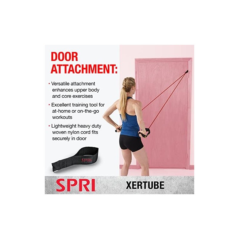 SPRI Xertube Resistance Bands with Handles – All Exercise Cords