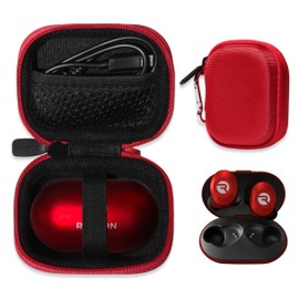 CaseSack Case for Raycon Everyday Earbuds (2024 Edition) - in-Ear Buds, Raycon Fitness Earbuds (Red)