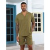 Volemo Mens Tracksuit Full Set Shirts Short Sleeve Casual Activewear