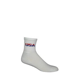UniverSole USA Mens Crew Patriotic Athletic Socks 1 pack