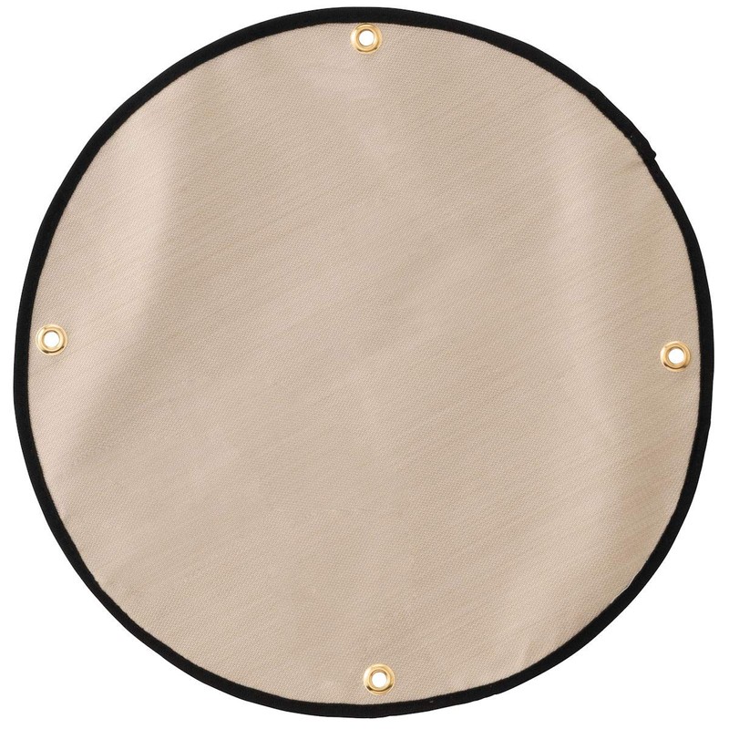 LOGOS 81064037 Stove Table, Fireproof Insulation Sheet, Beige, Approx. Diameter