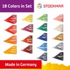 Stockmar Wachsfolien 20 x 4 cm - 18 Farben sortiert