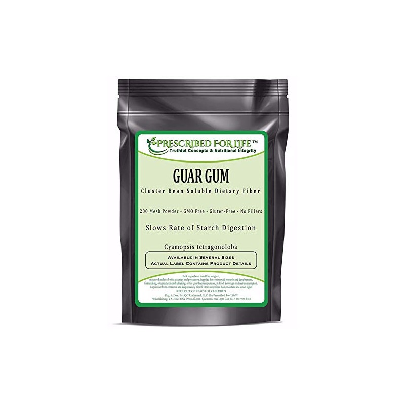 Prescribed For Life Guar Gum Powder | Natural Dietary Soluble