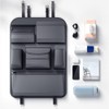 Leather Car Backseat Organizer, Rear Seat Storage Pocket, Car Seat