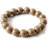 Gold Stone Bracelet 0.5 inches (12 mm), Orange, Made in