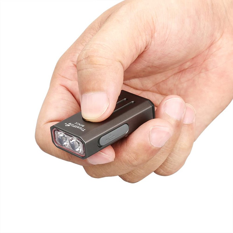TrustFire Mini Torch Key Ring, 2 in 1 Torch Red