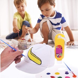 Joyibay DIY Kids Baseball Cap,10 Pcs White Baseball Caps Children Art Painting Hats Casual Caps Suitable for Boys Girls for Outdoor Sports, School Activities, Holiday Travel