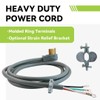 FNXPOW 4 Prong Dryer Cord,4FT 10/4 SRDT, 30Amp Appliance Extension