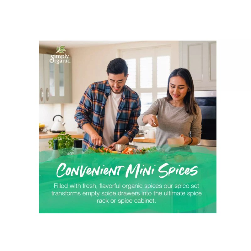 Simply Organic 24 Ultimate Organic Starter Spice Gift Set 24