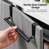 Over Cabinet Towel Rack for Towels and Rags – Punch-Free