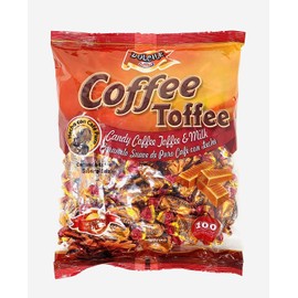 Venus Toffee Coffee – Caramelos masticables a base de cafe puro con leche 300gr / Chewy candies based on pure coffee with milk 10.5 oz (2 Pack - 200 units TOTAL)