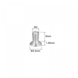 sourcing map Torx Screw 316 Stainless Steel Countersunk Head Counterfeit Proof Attachment Pack of 20