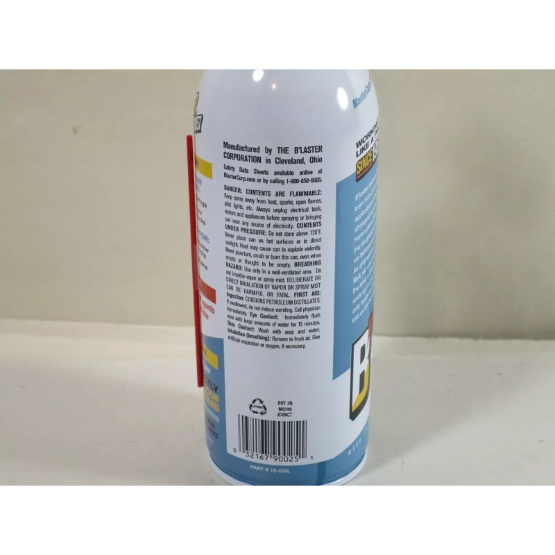 Blaster Silicone Garage Door Lubricant Silicone Lube Teflon Stops Squeaks