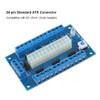 PUSOKEI ATX Breakout Board 24-Pin Standard ATX Connector Computer PC