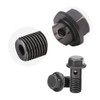 Qiilu [5pcs] M10x1.25mm Motorcycle Banjo Set Banjo Bolts & Washers