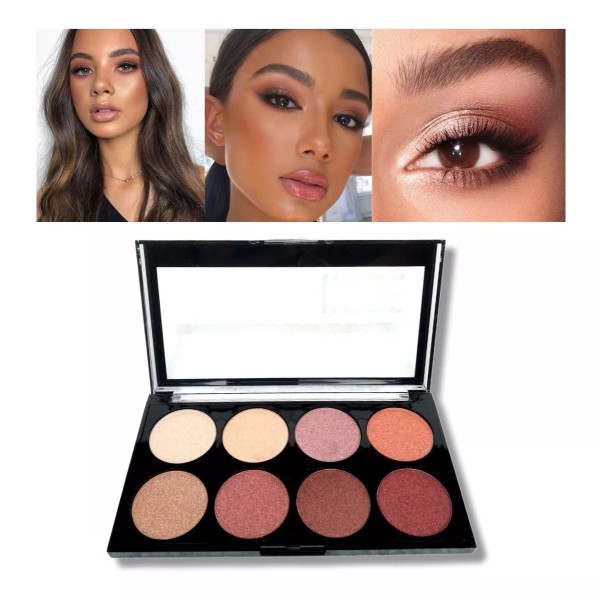 Jk Paleta De Sombras Nude 8 Tonos Maquillaje Natural