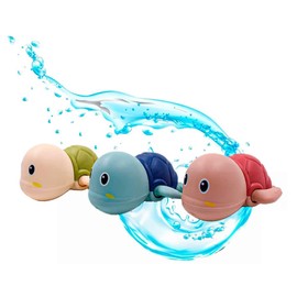 MAOXINGREN Juguetes para el Baño, 3 Piezas Lindo Juguete Tortuga para el , Juguetes Reloj Flotante, Juguetes para el Baño, Juguetes para la Piscina para Preescolares