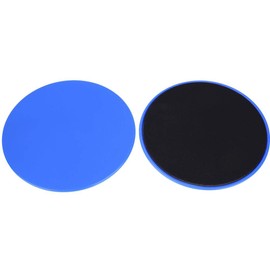 Huairdum Exercise Balance Plate, 2 Pieces Exercise Sliding Fitness Slider Sport Full Body Training Cabdominal Muscle Training Balance Pad Mobile Disk Yoga Aid Light Blue