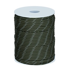 EXTEDRG Reflective Rope 50 Meters Reflective Paracord Rope 4mm for Garden Outdoors Camping Survival Cord (Orange)