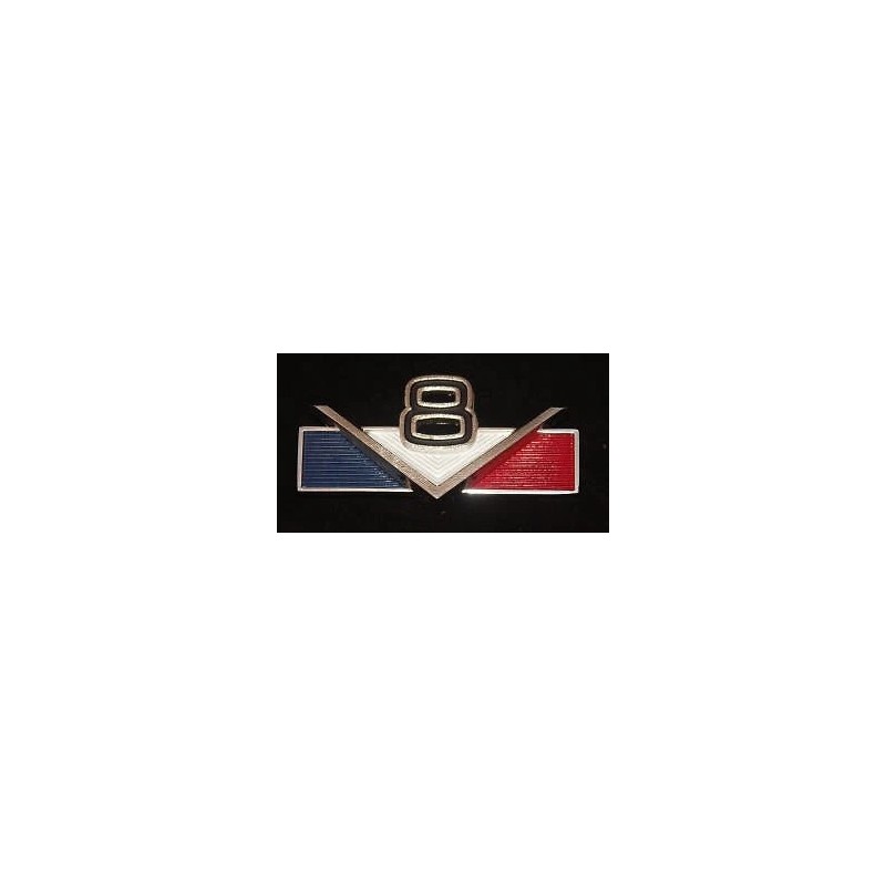 JeepsterMan "V8" Emblem for the 304, 1972-1973, Jeep Commando C104