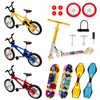 FRIUSATE 18 Pcs Finger Toys Set Finger Skateboards Finger Bikes