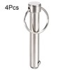 TA-VIGOR 4Pcs Quick Release Pins, 10mm Dia 62mm Length Bimini