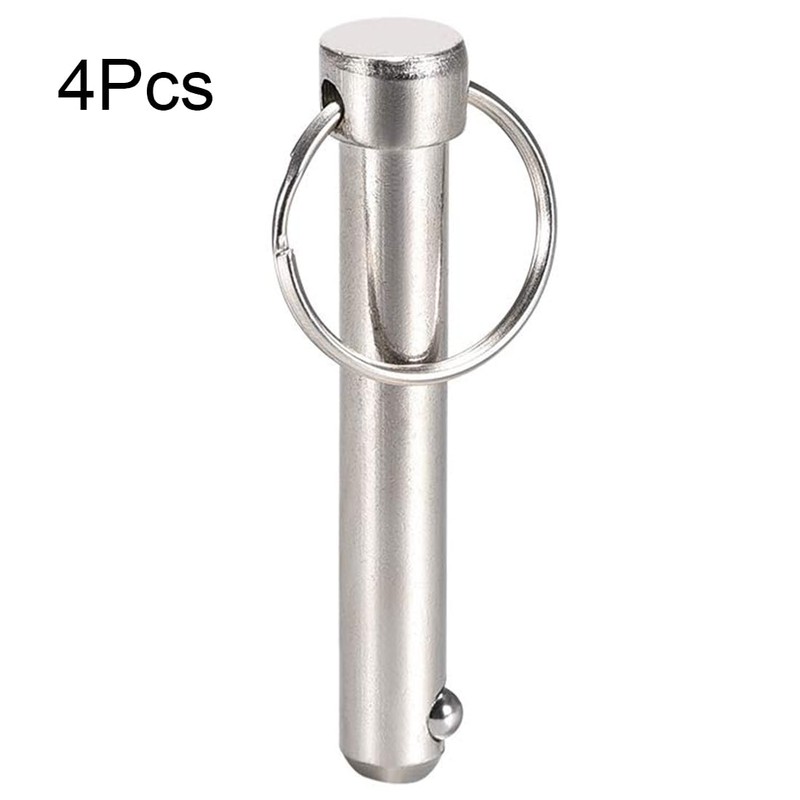 TA-VIGOR 4Pcs Quick Release Pins, 10mm Dia 62mm Length Bimini