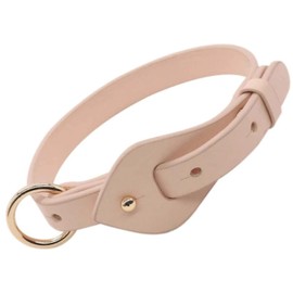 Pet Life Ever-Craft Boutique Series Adjustable Designer Leather Dog Collar, MD, Pink