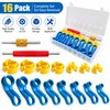 Fuel Line Disconnect Tool Set for Auto Maintenance – Angled