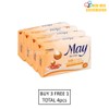 May Bar Soap 75g x 4pcs White Radiance Milk Luxury