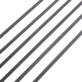 6pcs 0.5x5mm Length 420mm Flat Carbon Fiber Bars,Pultruded Carbon Fiber Strips