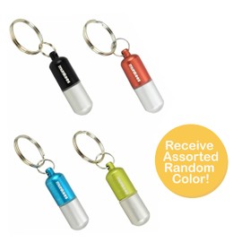 Munkees Waterproof Capsules, Watertight Accessory Case, Airtight Pill Bottle for Camping, Hiking, Backpacking, Compact Valuables Container for Outdoors