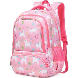 abshoo Lightweight Unicorn Kids Backpack For School Girls Elementary Kindergarten Bookbag School Bags Pink (Unicorn)
