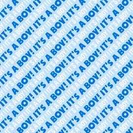 GRAPHICS & MORE It's a Boy Blue Baby Premium Gift Wrap Wrapping Paper Roll