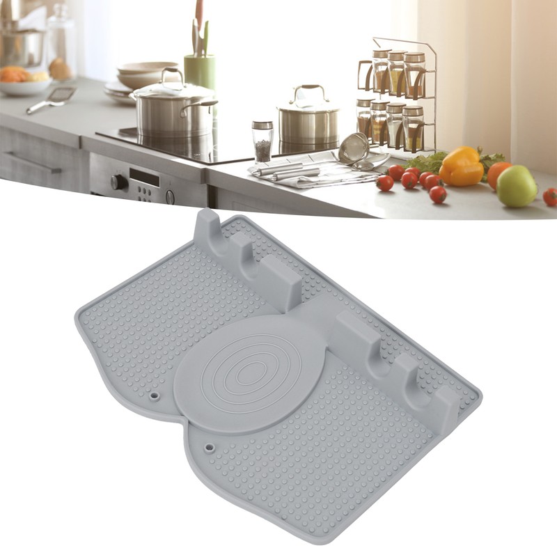 Silicone Utensil Rest Heat Resistant Non Slip Silicone Utensil Holder