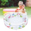 Inflatable Kiddie Pool PVC 31.5 Inch Cartoon Dinosaur Round Outdoor