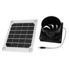 20W Solar Panel Exhaust Fan Kit with Protective Net 6