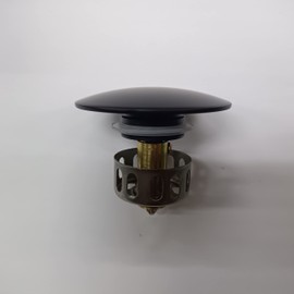 KES Bathroom Sink Drain Stopper Replacement Matte Black, S2013-Kit-BK