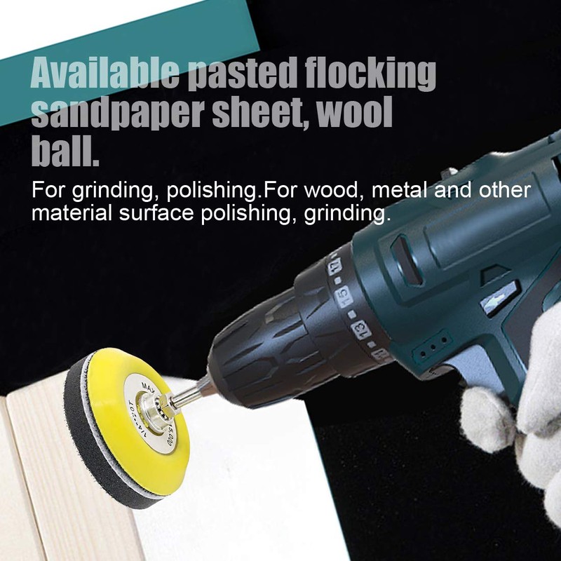 Swpeet 10Pcs 3 Inch (75mm) Sanding Discs Pad Kit, Including