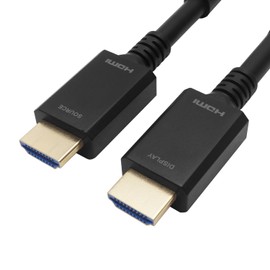 Holic Fiber Optic HDMI Cable 15m 4K/60p 18Gbps HDR HDMI 2.0 Heavy Duty Dual PVC Cable HH150-805BB