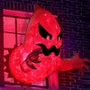 Gazaar Inflatable Ghost LED Flying Ghost Window Hallowmas Yard Decoration