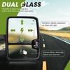 SIZIOM Switchback Towing Mirrors for 2003-2007 Chevy Silverado Tow Mirrors