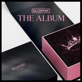 BLACKPINK 1st Full Album - THE ALBUM [ VERSION #3 ] CD + Photobook + PostCard Set + Credits Sheet + Lyrics Booklet + Photocards + Postcards + Sticker + FREE GIFT