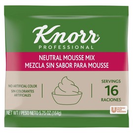 Knorr Professional Neutral Mousse Dessert Mix No Artificial Colors, 5.75 oz (Pack of 10)