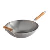 JOYCE CHEN Classic Series 14-Inch Carbon Steel Wok with Birch