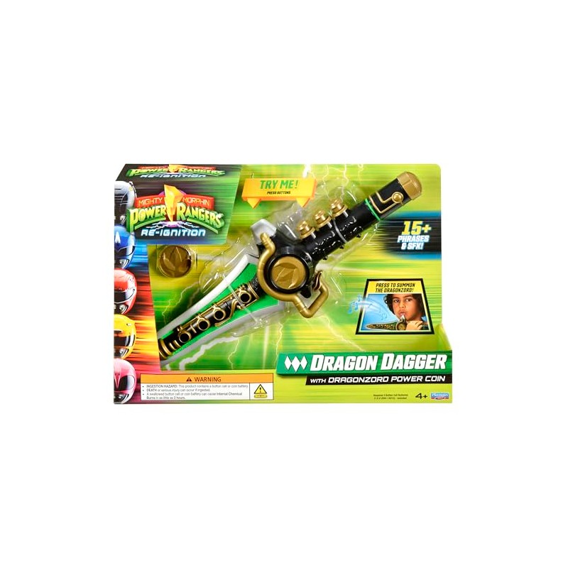 Mighty Morphin Power Rangers Dragon Dagger by Playmates Toys