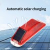 Solar Warning Light, Sensitive LED Warning Lamp Strobe Flash Warning
