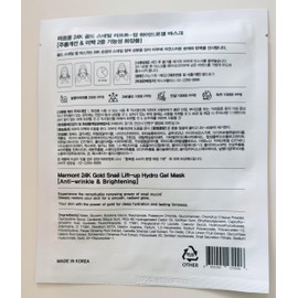 BNF Marmont 24K Gold Snail Lift up Hydro Gel Mask 5pcs