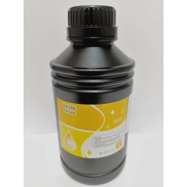 Unbranded UV Ink compatible ACHI Printer Led UV Curable ink for Flatbed 500ML Quality - YELLOW