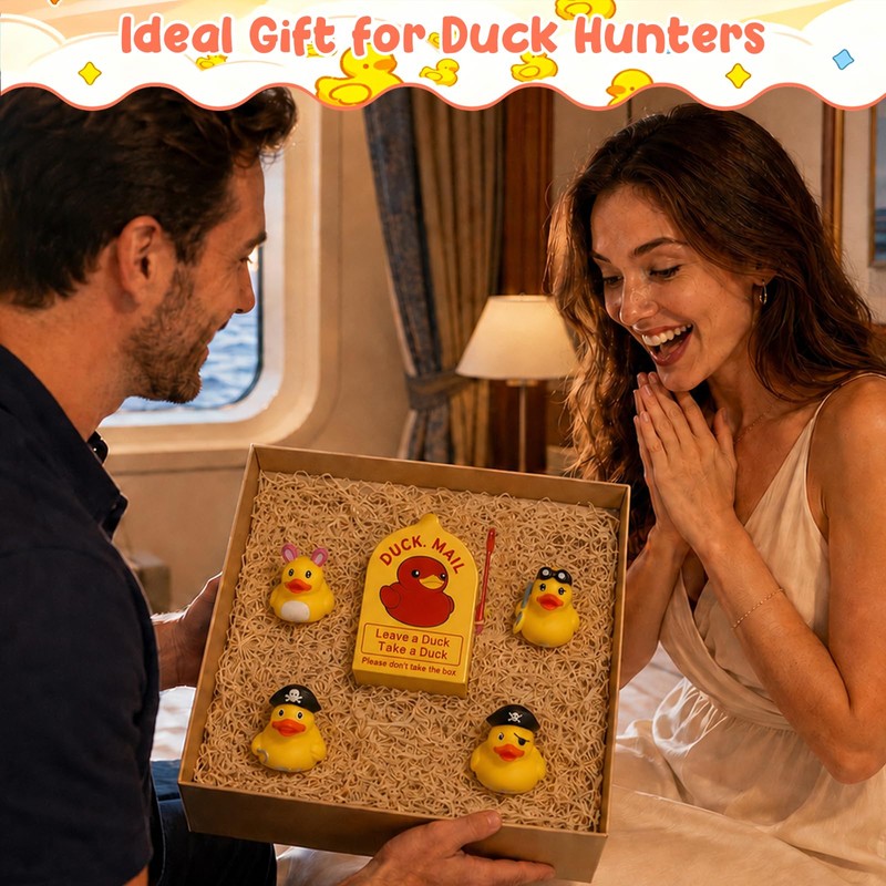 Magnetic Cruise Duck Mailbox–Wall Mount Cruising Duck Exchange Box with